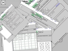 Fliqz interaction design collage